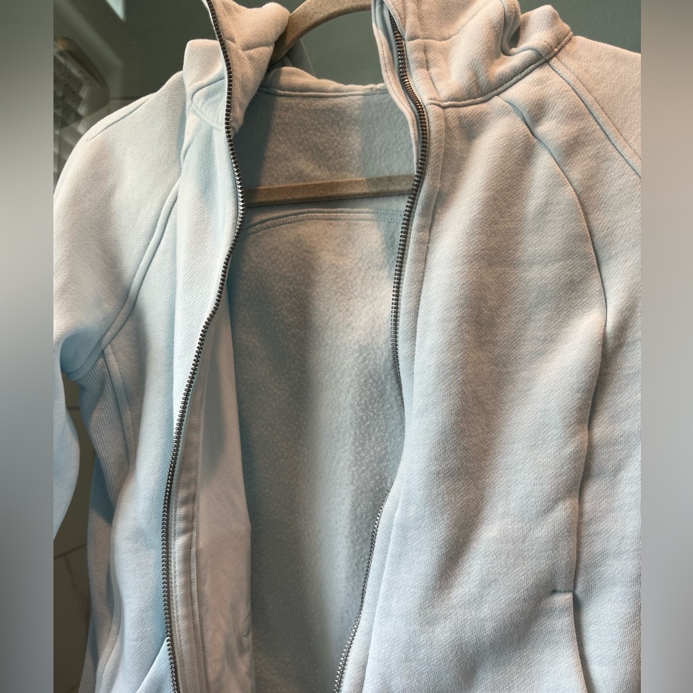 Lululemon scuba zip up hoodie baby blue - Picture 9 of 15